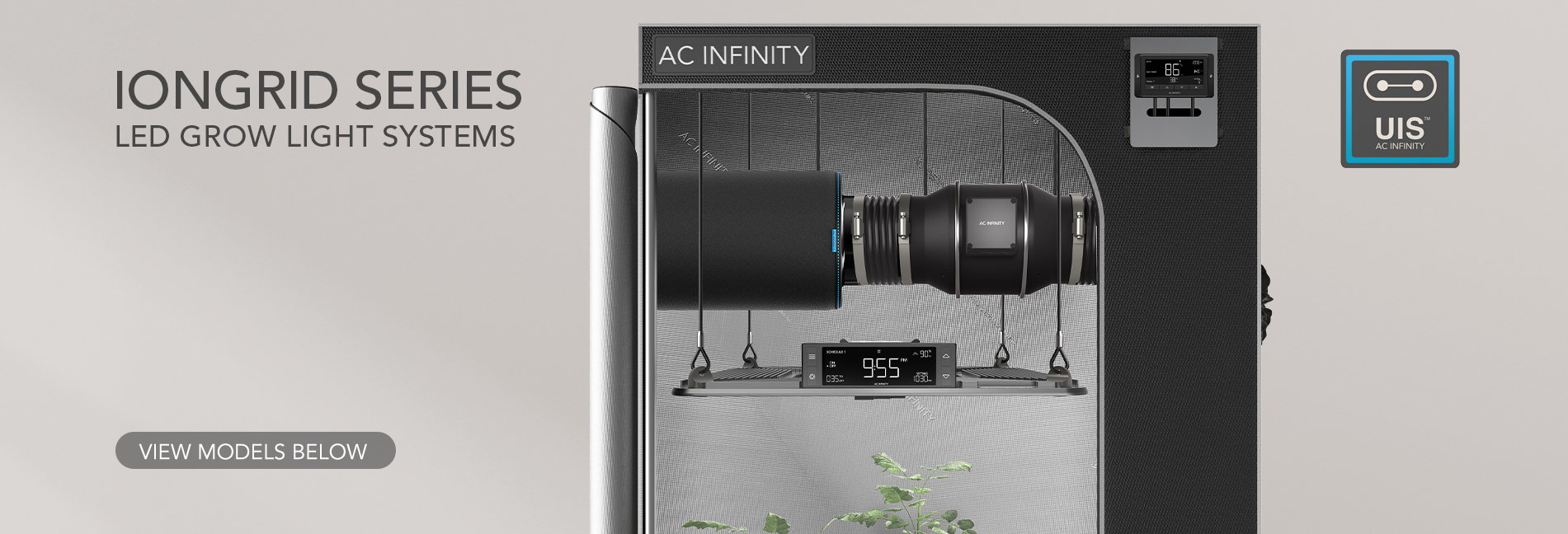 The Essentials' Grow Kit ROI-E720 LED Light AC Infinity Tent & Ventilation  10' x 10' - Happy Hydro