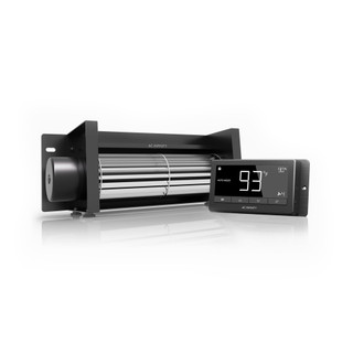 AC Infinity Airblaze T14 Fireplace Blower Fan 14 with Temperature and  Humidity Controller