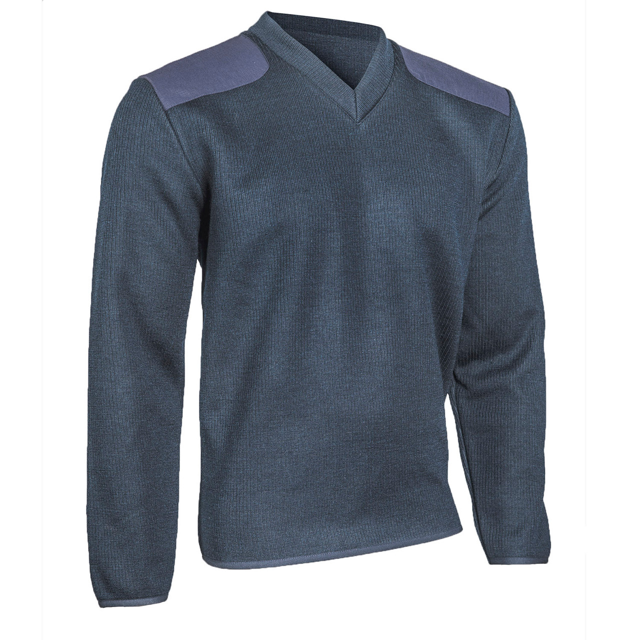 fleece v neck sweater