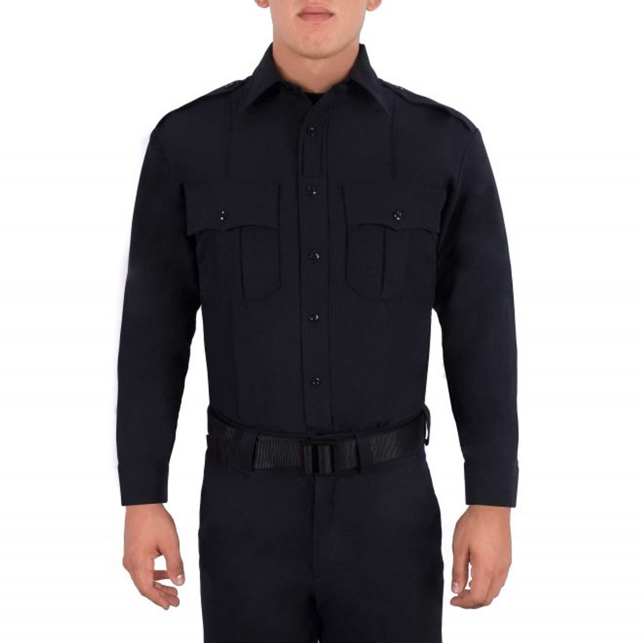 Blauer 8670 Long Sleeve Polyester SuperShirt - United Uniform