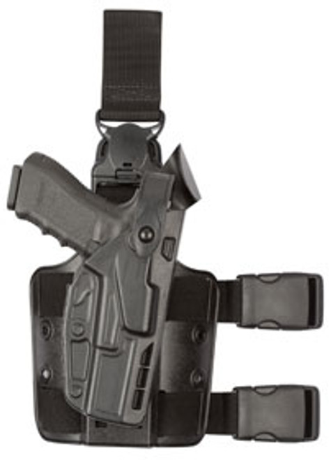 Safariland Model 7005 7TS SLS Tactical Holster w/ Light w/ Quick Release Leg Strap