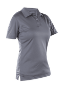 Tru-Spec 4519 24/7 Women's Gray 100% Jersey Knit Polyester Short Sleeve Performance Polo