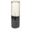 7 Day Plain Candle - Veladora 7 Dias - Blanca Negra