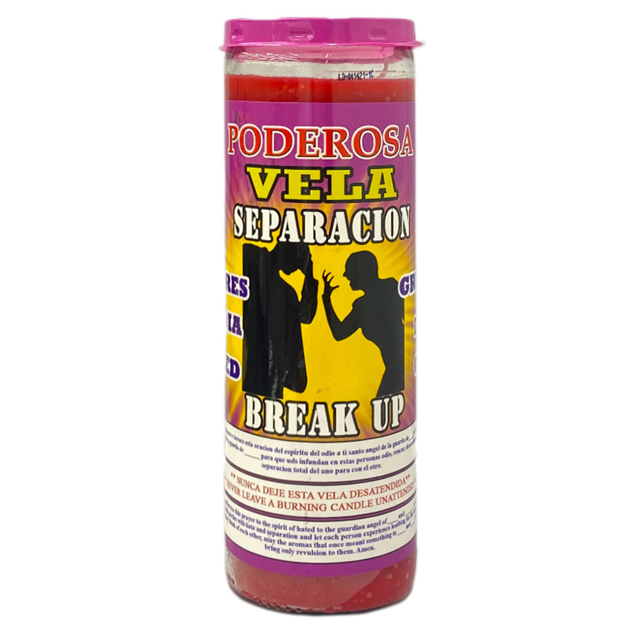 Veladora Preparada Separacion - Fixed And Scented 7 Day Candle Separation