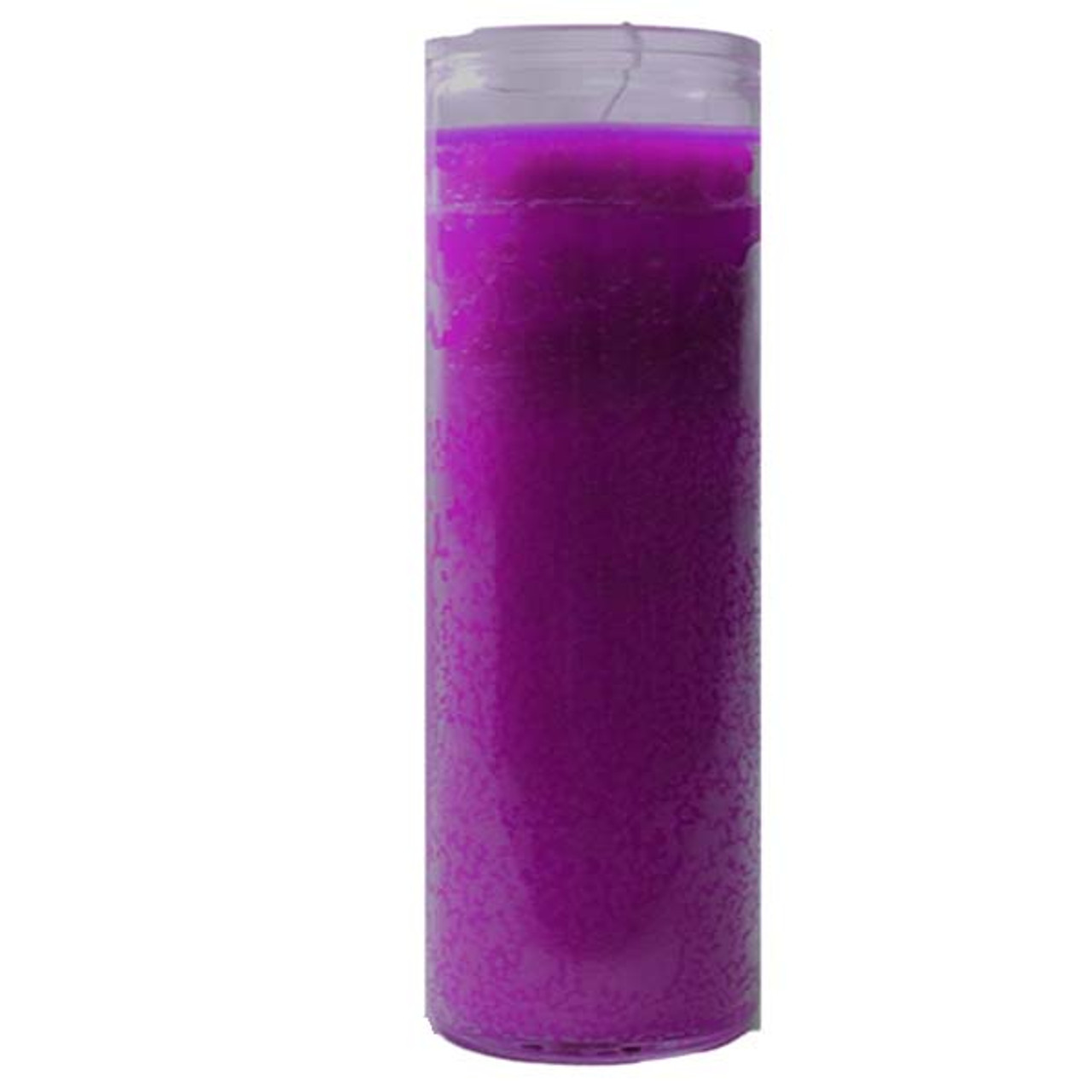7 Day Plain Candle  Purple - Veladora Plain 7 Dias Morada