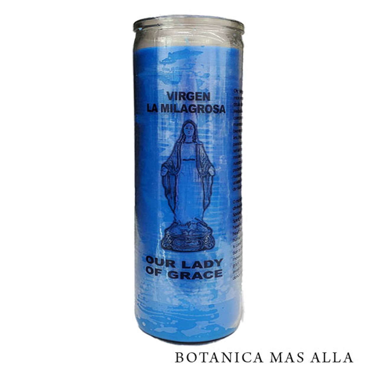 Vela - Veladora La Milagrosa - Miraculous Mother 7 Days Glass Candle