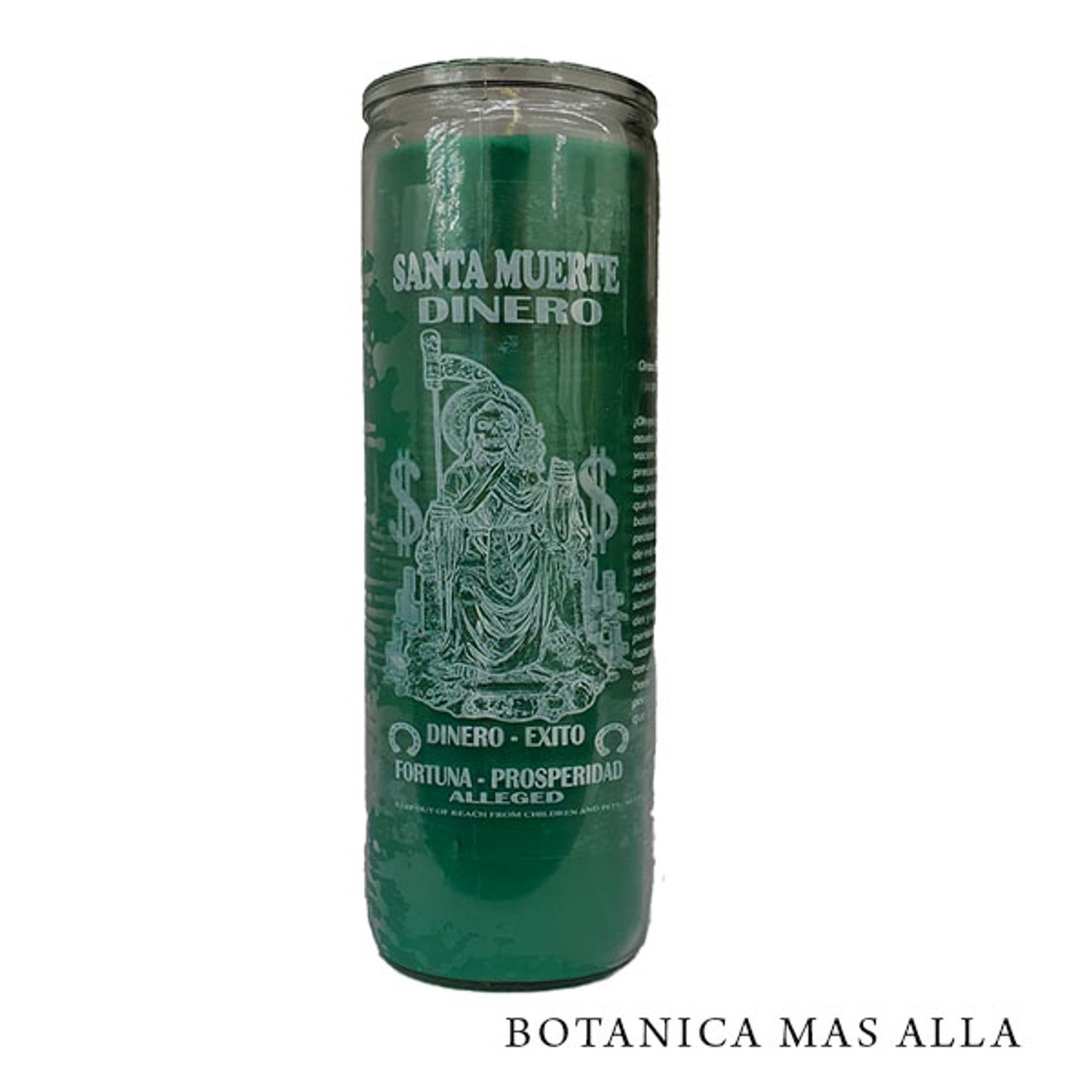 Vela - Veladora Santa Muerte Para El Dinero - Holy Dead Candle Money