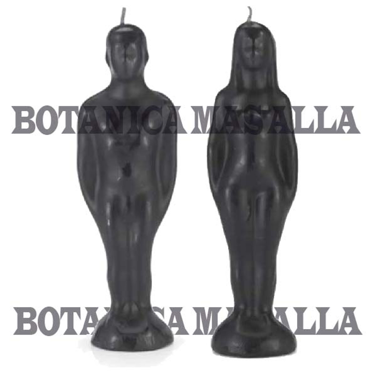 Vela Figura De Mujer y Hombre Negra - Figure Candle