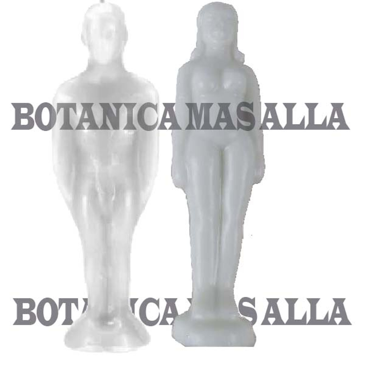 Vela Figura De Mujer y Hombre Blanca - Figure Candle