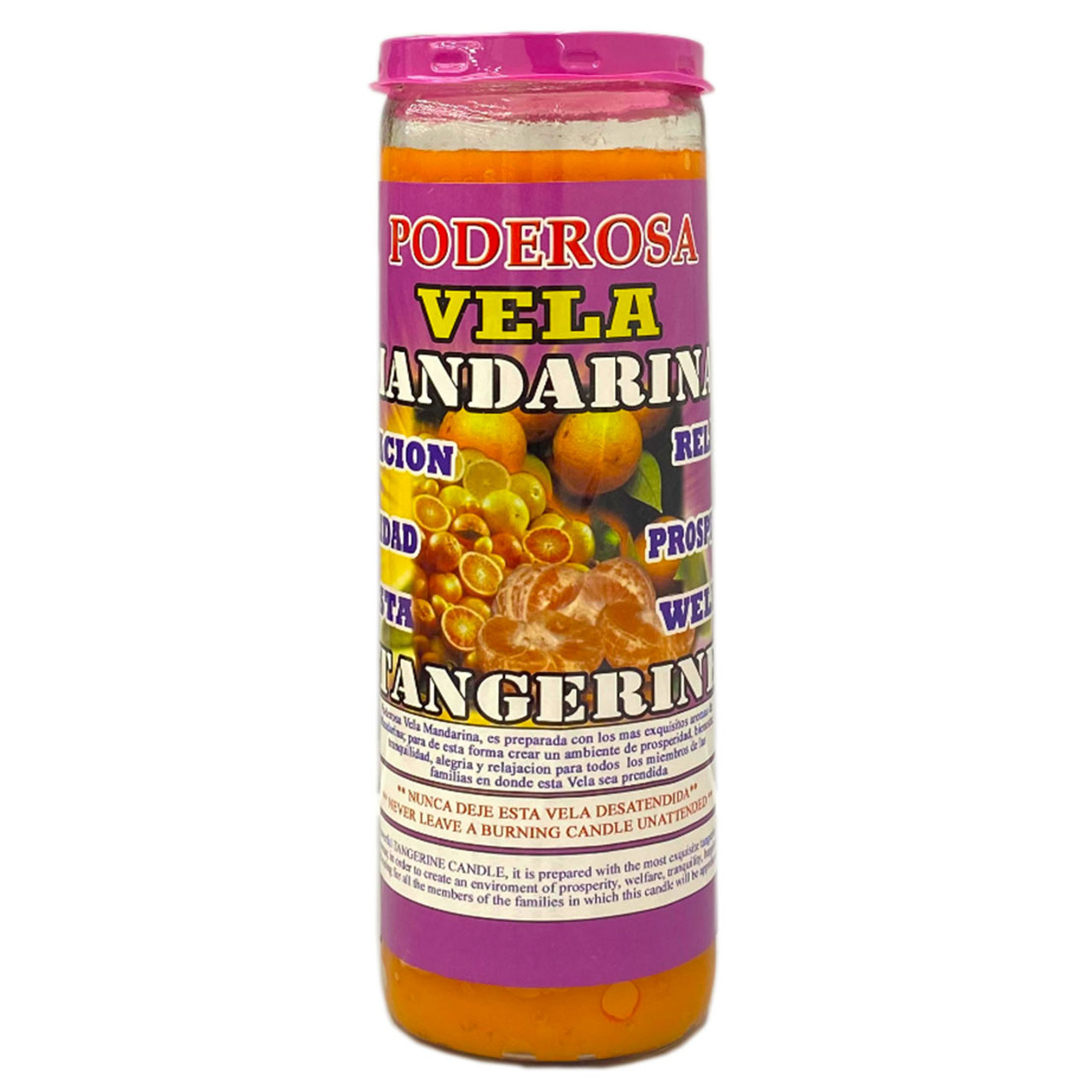 Mandarina - Tangarine - Fixed  Candle - 12 Units Lot