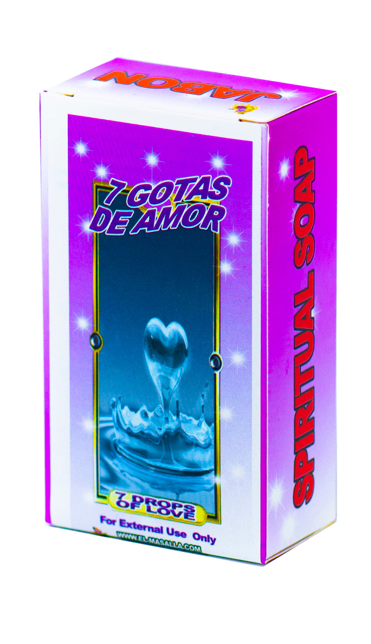 Jabon 7 Gotas De Amor -7 Drops Of Love Soap -