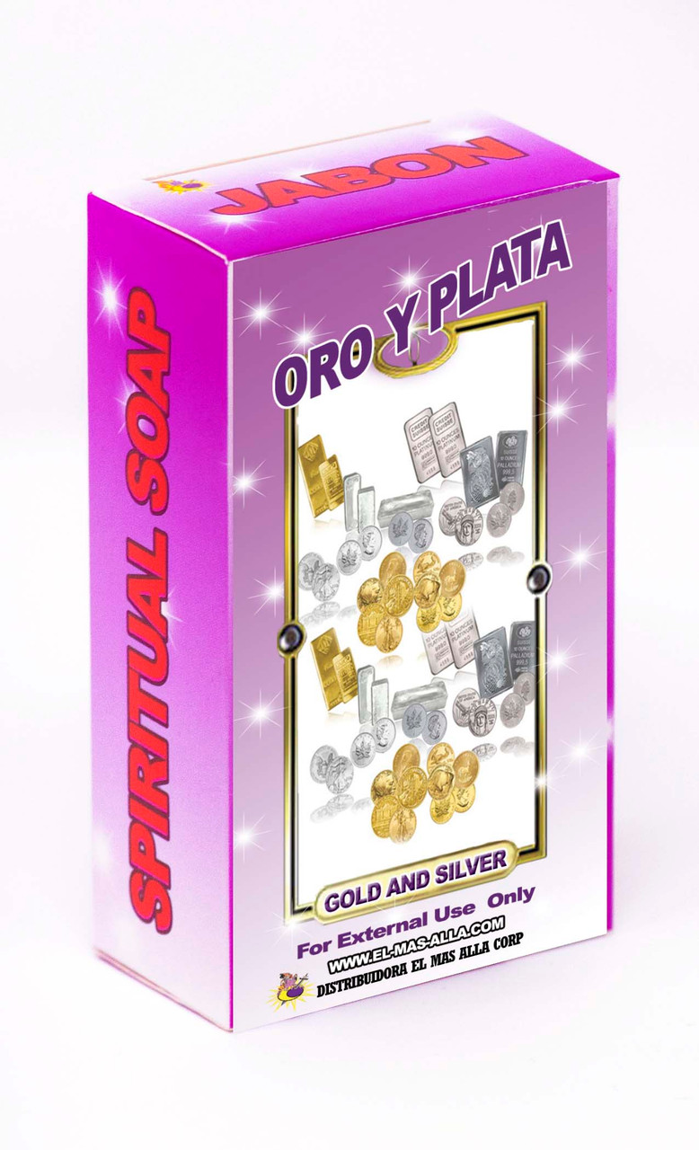 Jabon Oro Y Plata - Gold And Silver Bar Soap -
