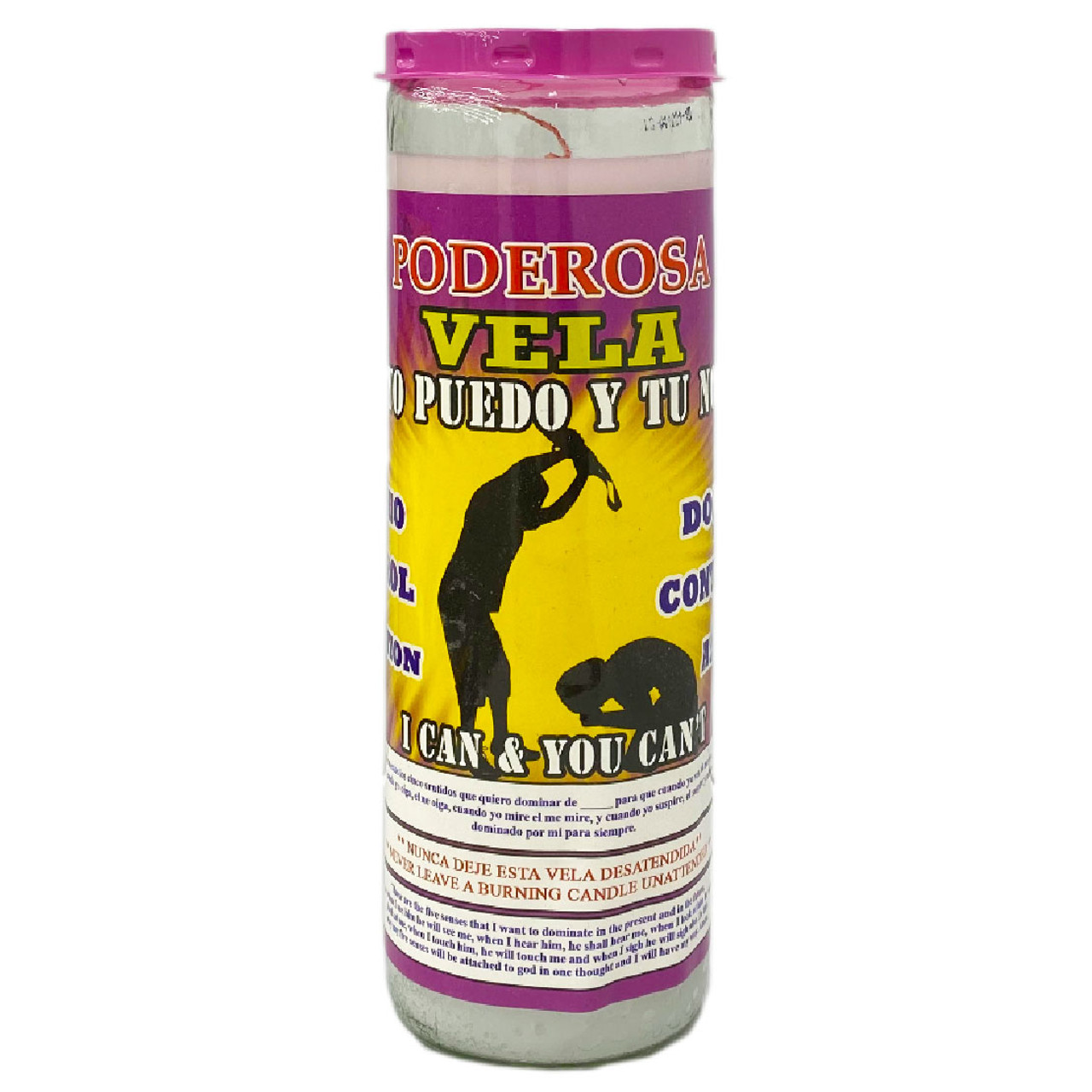 Veladora Preparada Yo Puedo Y Tu No - Fixed And Scented 7 Day Candle I Can You Can Not