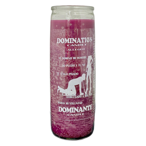 Vela - Veladora Dominante - Domination 7 Days Glass Candle