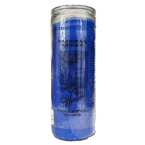 Vela - Veladora Paz En El Hogar - Peaceful Home 7 Days Glass Candle