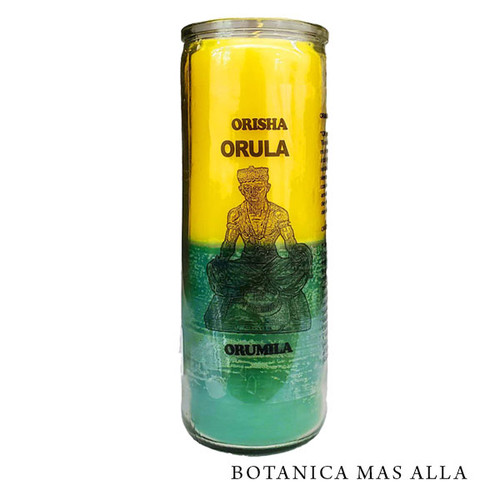 Orula Orisha Prayer Candle ( Case  )