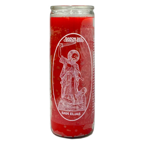 Saint Eliah Prayer Candle ( Case  )