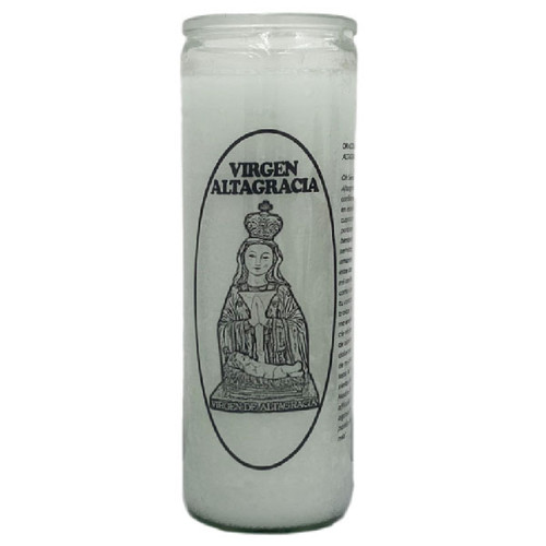 Virgen De Altagracia Prayer Candle ( Case  )