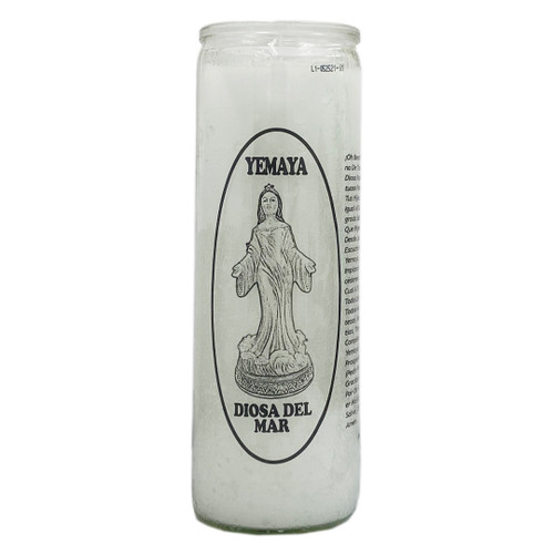 Yemaya Orisha Prayer Candle ( Case  )