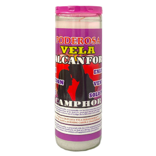 Alcanfor - Camphor - Fixed  Candle - 12 Units Lot