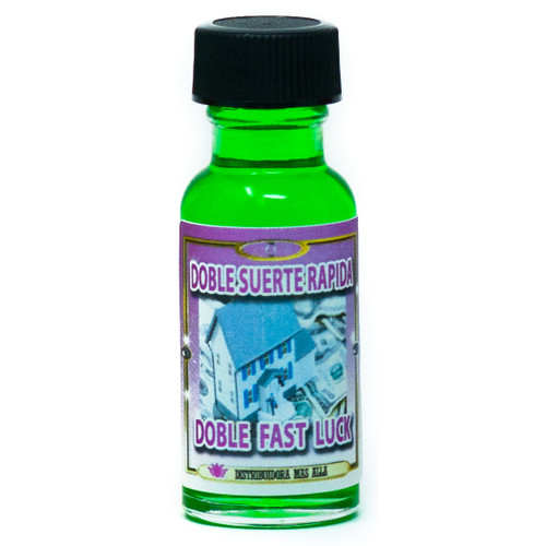 Aceite Doble Double Fast Luck -  Spiritual Oil - Lot Of 6 Units Wholesale