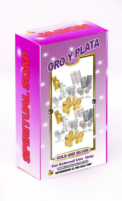 Jabon Oro Y Plata - Gold And Silver Bar Soap