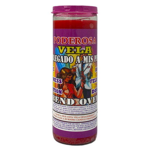 Veladora Preparada Doblegado A Mis Pies - Fixed And Scented 7 Day Candle At My Feet Veladora Preparada Doblegado A Mis Pies - Fixed And Scented 7 Day Candle At My Feet