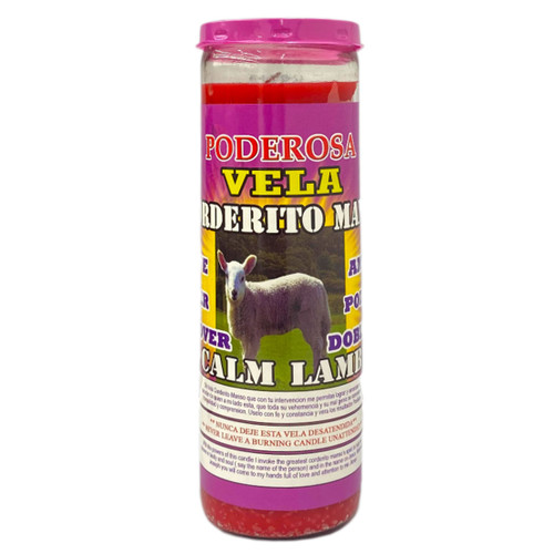 Veladora Preparada Corderito Manso - Fixed And Scented 7 Day Candle