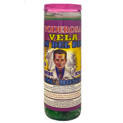 Vela Preparada Don Dinero - Fixed Candle Mr. Money Vela Preparada Don Dinero - Fixed Candle Mr. Money