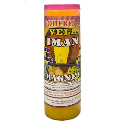 Veladora Preparada Iman - Fixed And Scented 7 Day Candle Magnet