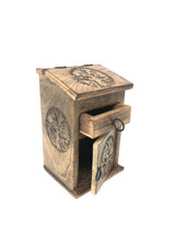 Wooden Storage Almirah Tree of Life