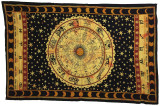 Indian Cotton Tapestry Zodiac Horoscope