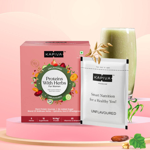 Protein with Herbs for Women- Unflavoured | 420Gms | 12 Servings