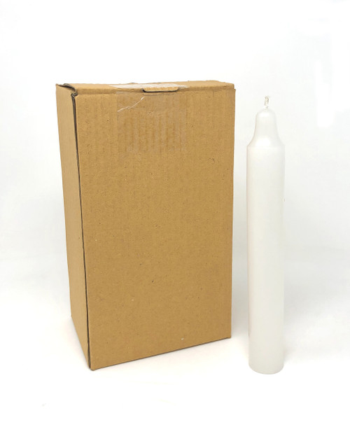 9" Household Candles (Pack of 12), White