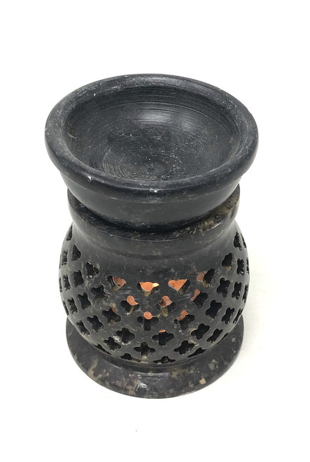 Stone Aroma Lamp 3''H (Carving)