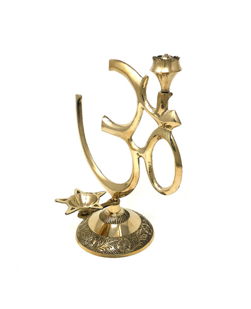 Brass Om Incense/cone Burner