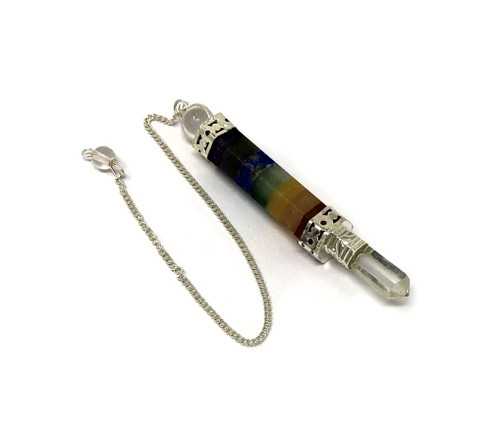 Stone Healing Stick 7 Chakra Pendulum-80 mm long