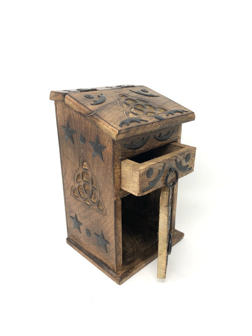Wooden Storage Almirah Triquetra