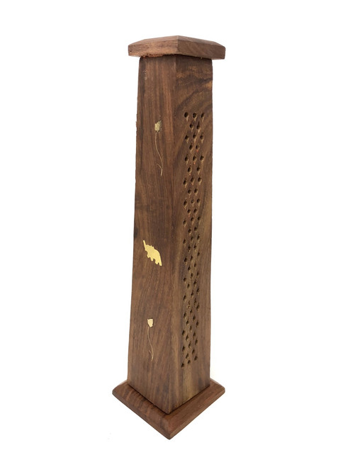 Wooden Tower Burners 12" Elephant