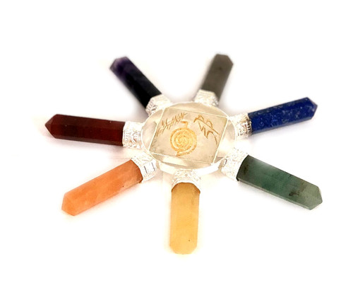 Reiki 7 Point Chakra Stones Energy Generator. Reiki 7 Point Chakra Stones Energy Generator.