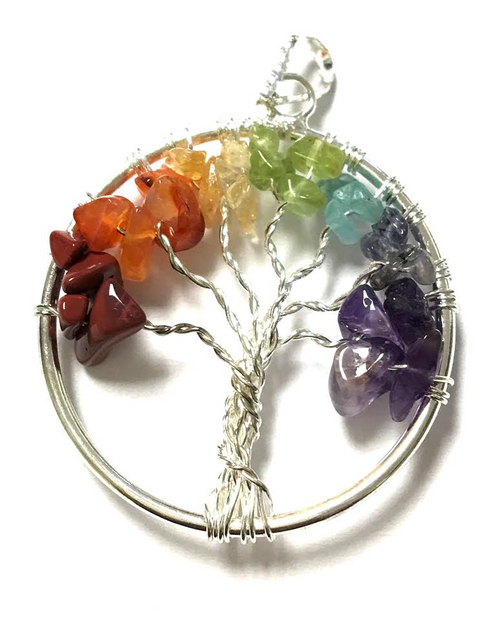 Pendant Tree Of Life 7 Chakras