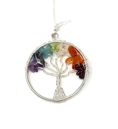 Pendant Tree Of Life 7 Chakras