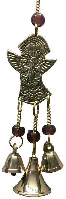 Brass Wind Chime with bells Angel