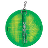 Luhr-Jensen 3-1\/4" Dipsy Diver - Kelly Green\/Silver Bottom Moon Jelly