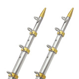 TACO 15' Telescopic Outrigger Poles HD 1-1\/2" - Silver\/Gold