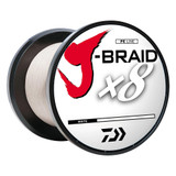 Daiwa J-BRAID x8 Braided Line - 50 lbs - 300 yds - White