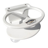 Deep Blue Marine Double Slim Can Drink Holder  Cell Phone - White