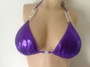 Purple metallic window chain crystal