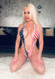 American flag one piece thong