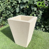 Large Sandstone Classic Square Greek Style Planter Vase 